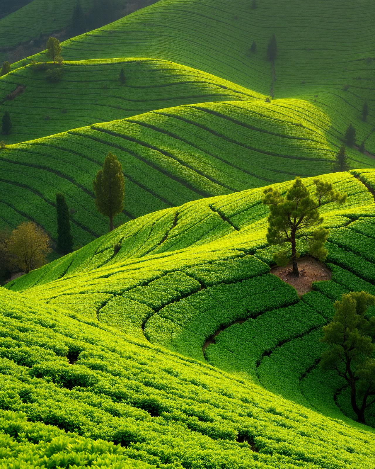 Lahijan tea terraces