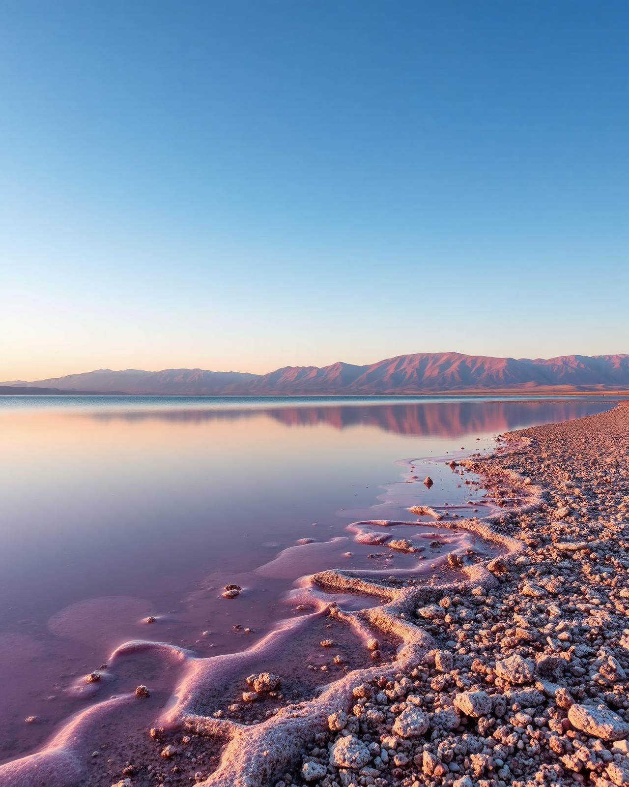 Lake Urmia — the pink shore